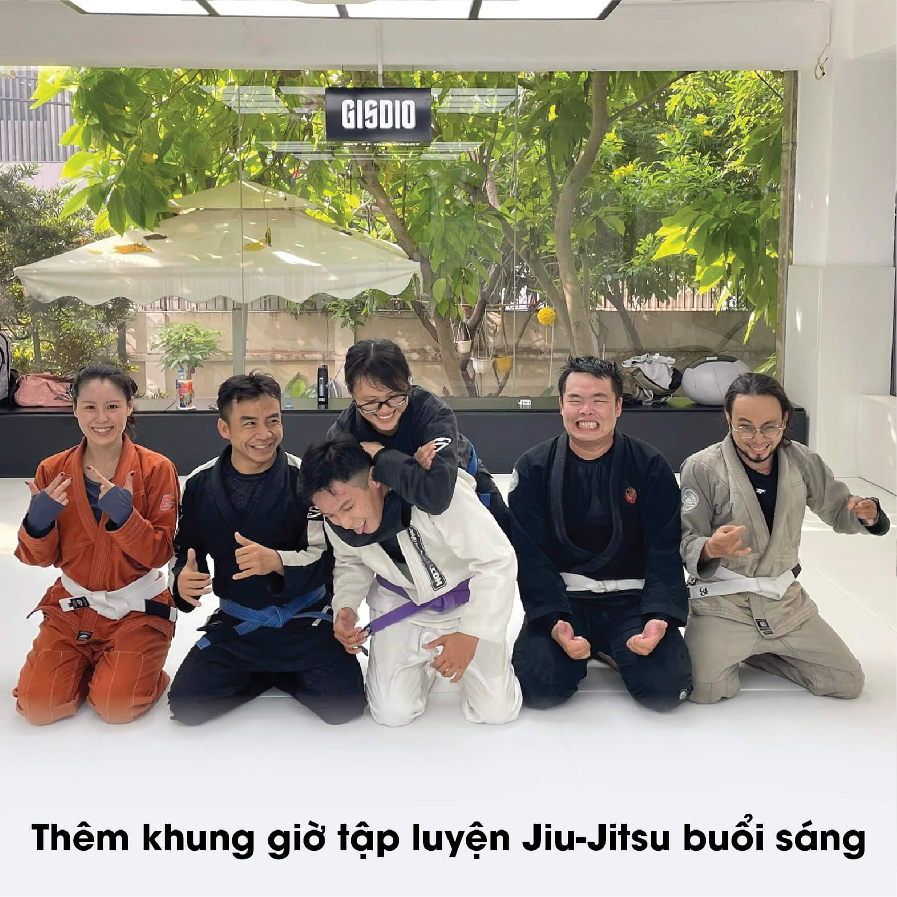 Jiu-Jitsu buổi sáng Gisdio