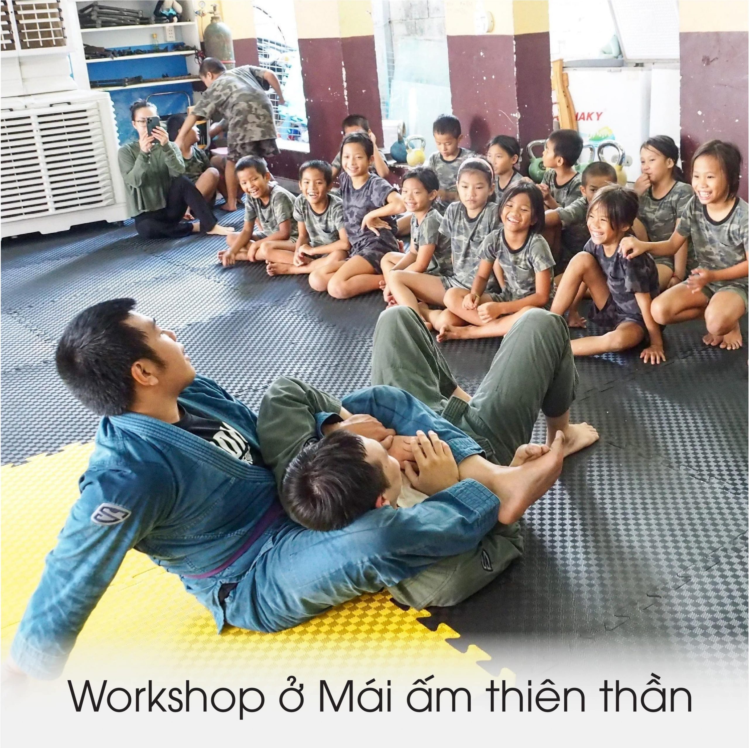 Workshop JiuJitsu tại Mái ấm thiên thần