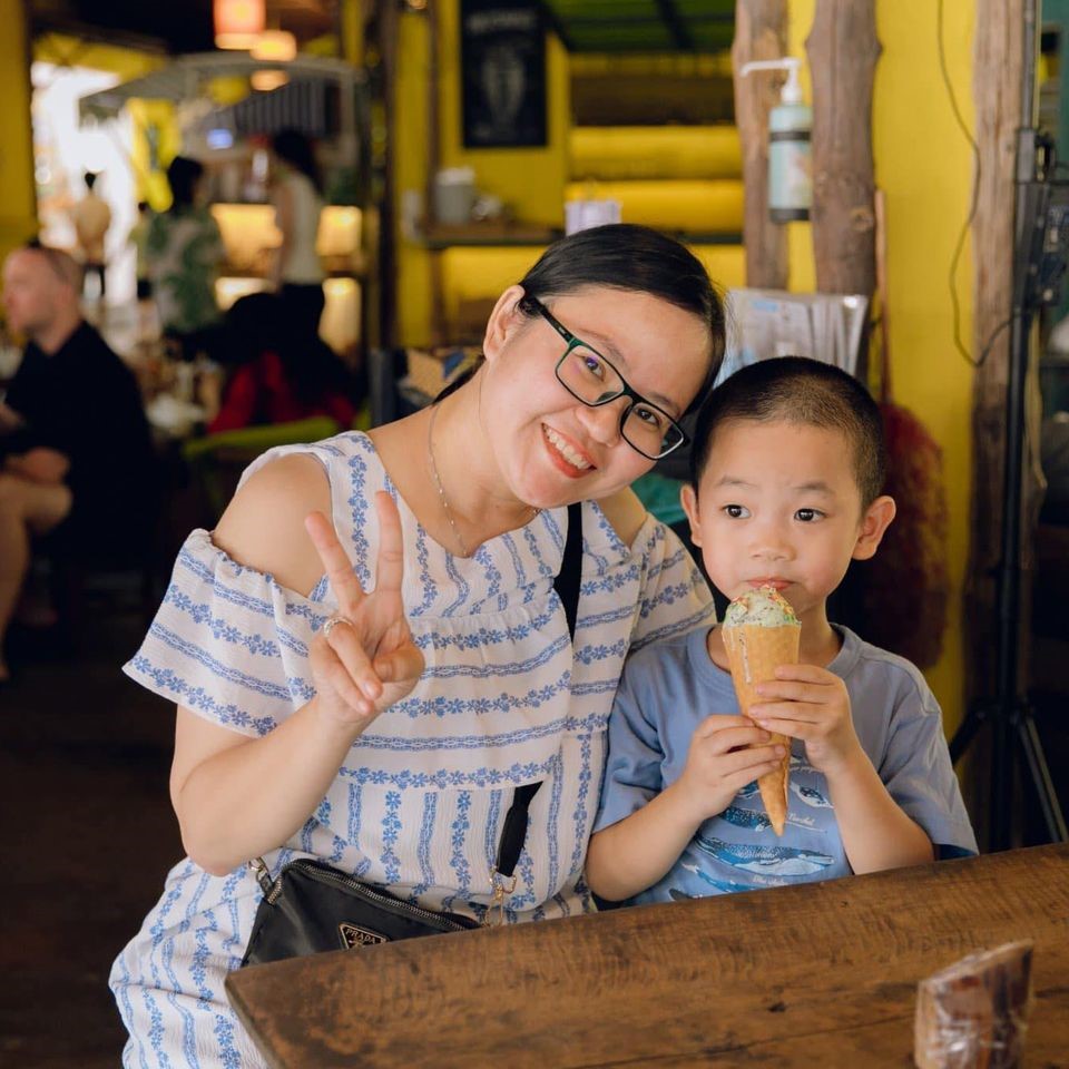 Gia Anh và mẹ Lam Vy